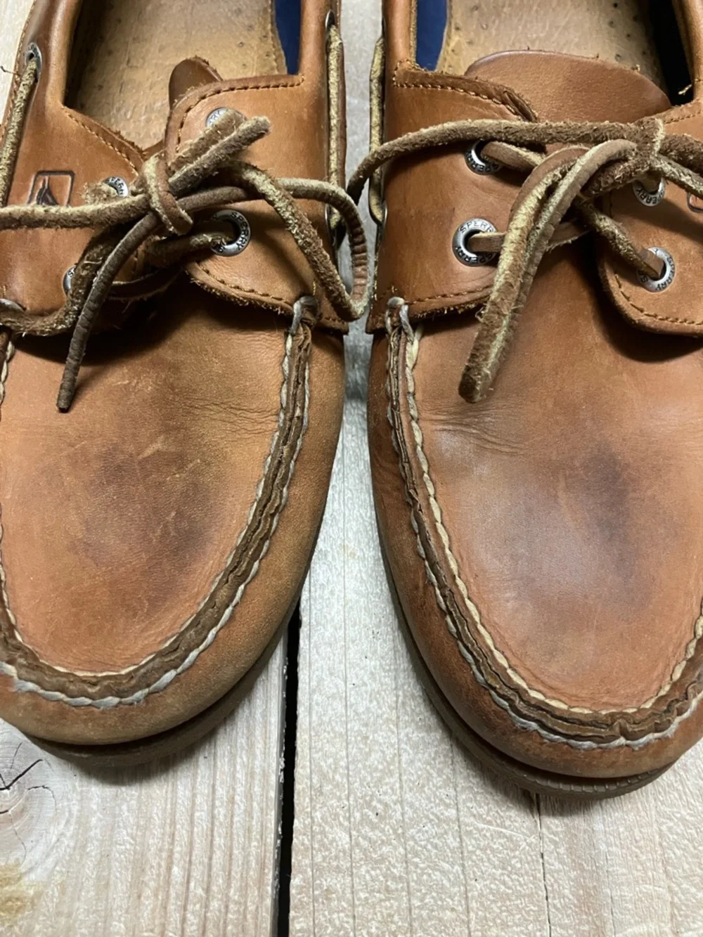 Sperry Men's Tan Leather Boat Shoes